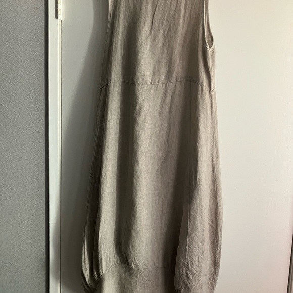 Rosemarine Lagenlook Linen Midi Dress NWOT Size L - Picture 2 of 8